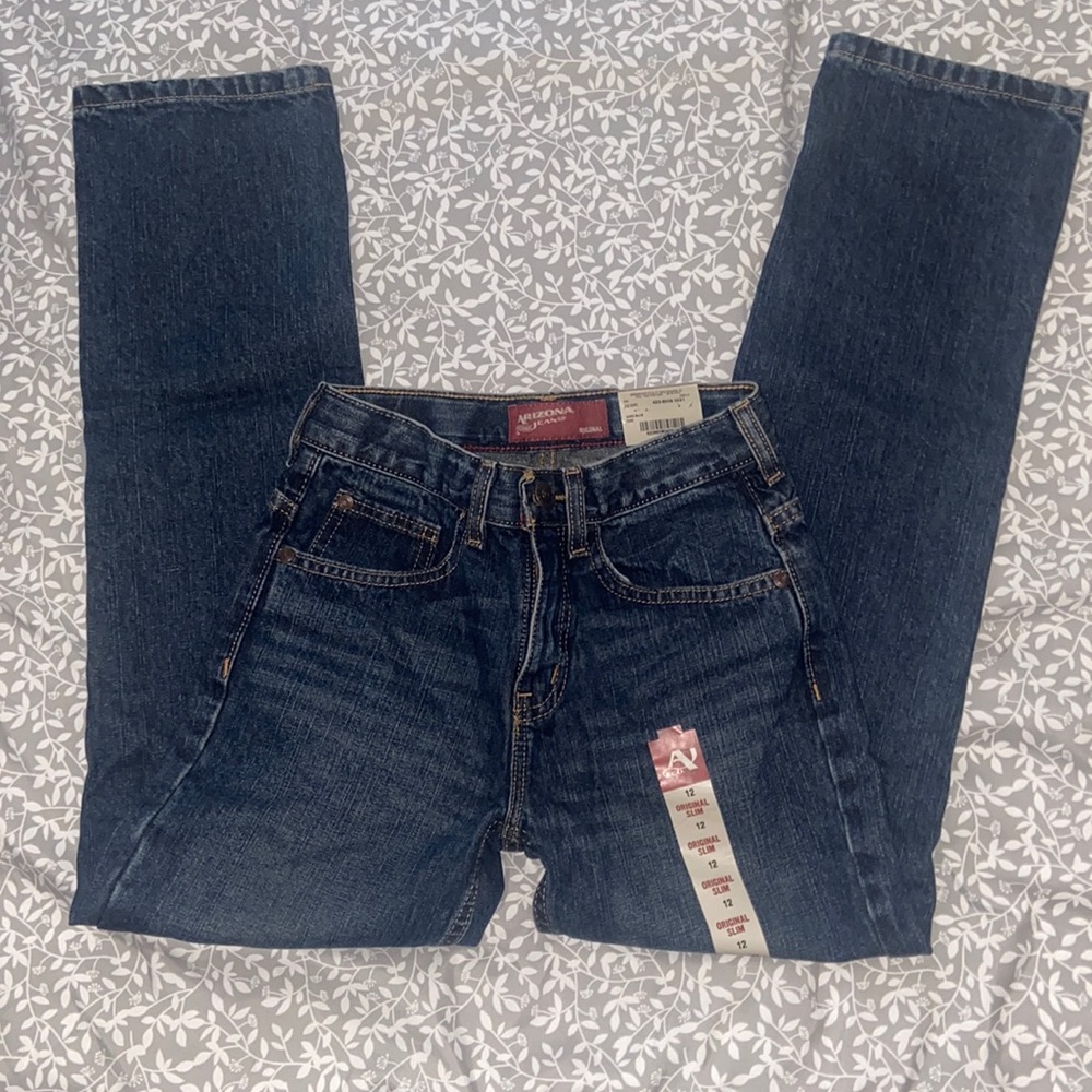 Boys Arizona straight leg slim jeans